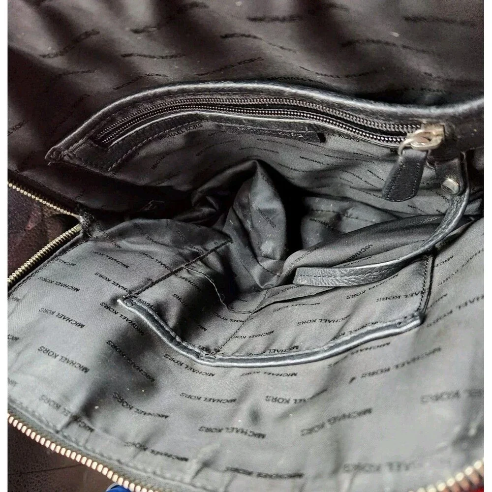 Michael Kors Backpack, Black Silver Hardware